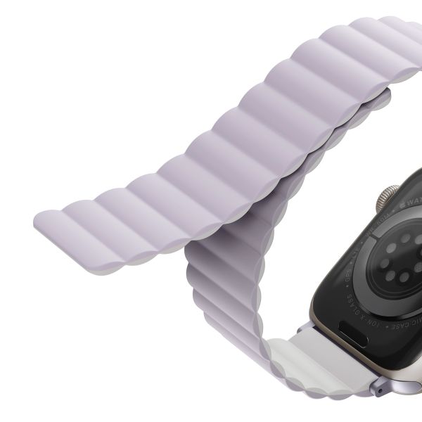 Uniq Bracelet Revix réversible Apple Watch | 38/40/41/42 mm - Lilac / White