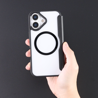 imoshion Bookcase transparente avec MagSafe Apple iPhone 15 - Noir