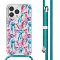 imoshion Coque Design avec cordon Apple iPhone 13 Pro Max - Jellyfish Watercolor