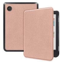 imoshion Étui de liseuse portefeuille Slim Hard Kobo Clara Colour / BW - Rose Doré