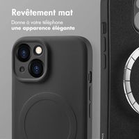 imoshion Coque Couleur avec MagSafe Apple iPhone 15 - Noir