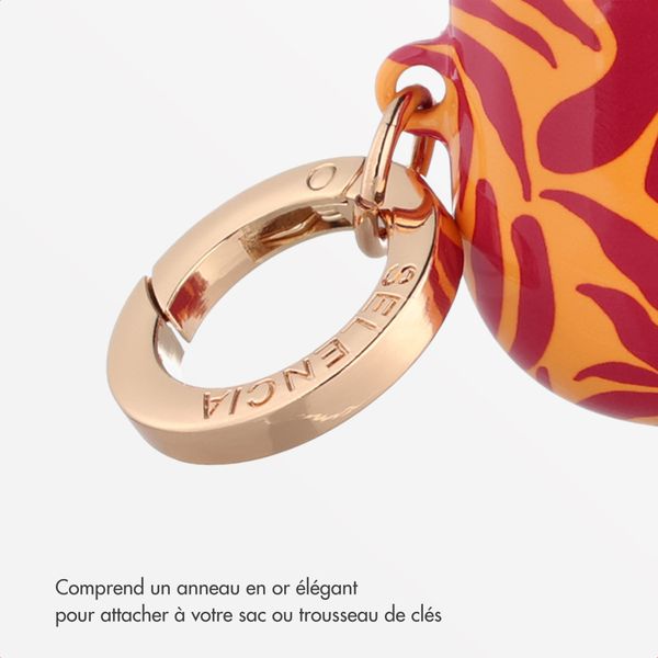 Selencia Coque Vivid  Apple Airpods Pro 3 - Tropical Vibes Apricot