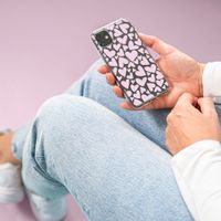 imoshion Coque Design Samsung Galaxy A42 - Full of Hearts Pink