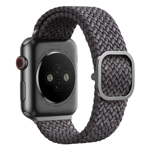 Uniq Bracelet tressé Aspen Apple Watch | 38/40/41/42 mm - Granite Grey
