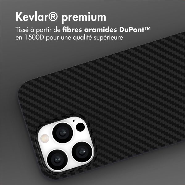 Accezz Coque Kevlar® MagSafe Apple iPhone 14 Pro Max - Noir