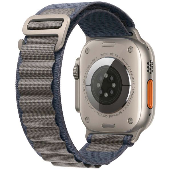 WiWu Bracelet Alpine en nylon Apple Watch | 44/45/46/49 mm - Bleu