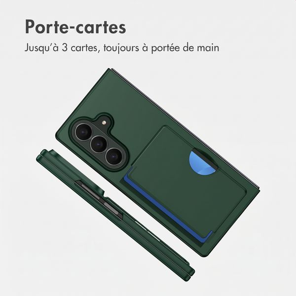 imoshion Backcover avec porte-cartes Samsung Galaxy Z Fold 8 Ultra - Vert foncé