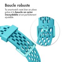 imoshion Bracelet sport en silicone avec boucle Fitbit Charge 5 / 6 - Turquoise