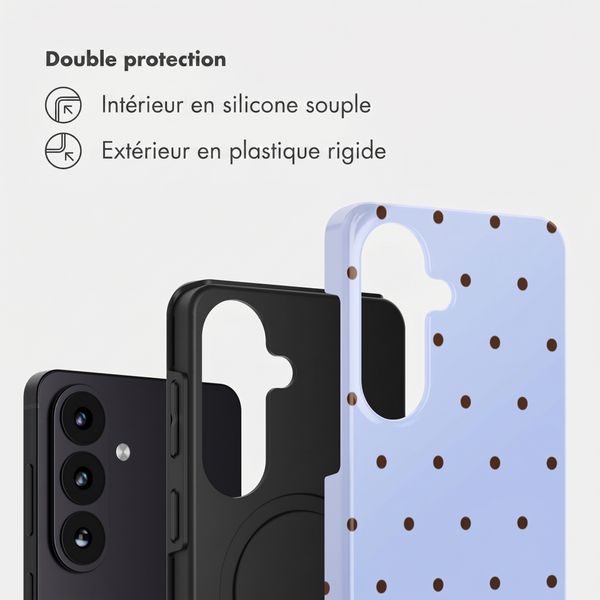 Selencia Coque arrière Vivid Samsung Galaxy S26 - Happy Dots Digital Sky