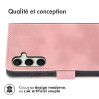 imoshion Etui de télephone portefeuille avec cordon Samsung Galaxy S25 Plus - Rose