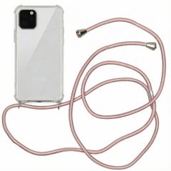 imoshion Coque arrière transparente avec cordon Apple iPhone 11 Pro - Rose Doré