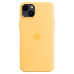 Apple Coque en silicone MagSafe Apple iPhone 14 Plus - Sunglow