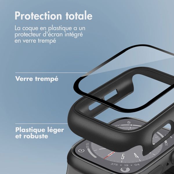 imoshion Coque rigide à couverture complète Apple Watch 1 / 2 / 3 - 38 mm - Noir