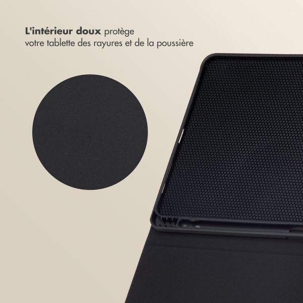 Selencia Coque tablette Sabi avec imprimé léopard Apple iPad Air 11 pouces (2026) M4 / (2025) M3 / (2024) M2 / Air 5 (2022) / Air 4 (2020) - Mocha Brown