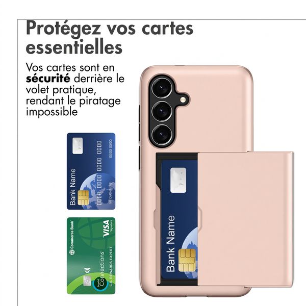 imoshion Coque arrière avec porte-cartes Samsung Galaxy S26 FE - Rose Gold