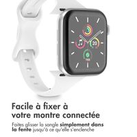 imoshion Bracelet slim en silicone Apple Watch | 38/40/41/42 mm - Blanc