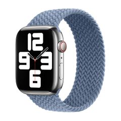 Apple Bracelet Solo tressé Apple Watch | 38/40/41/42 mm - Taille 9 - Slate Blue