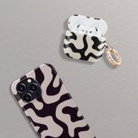 Selencia Coque Vivid  Apple Airpods 4 - Art Wave Black