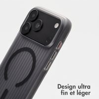 Accezz Coque arrière Lite avec MagSafe | Fluted | Apple iPhone 18 Pro / 17 Pro - Gris