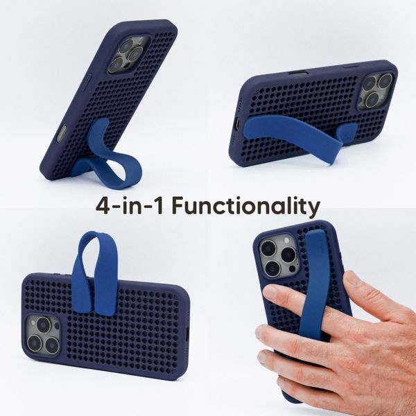 Callbuddy Coque avec strap Apple iPhone 16 Pro Max - Deep Marine