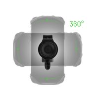 Fixed Support de téléphone Bikee 2 pour vélo - Rotation à 360° - Universel - Noir
