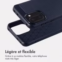 imoshion Coque Brushed OnePlus 15R - Bleu foncé