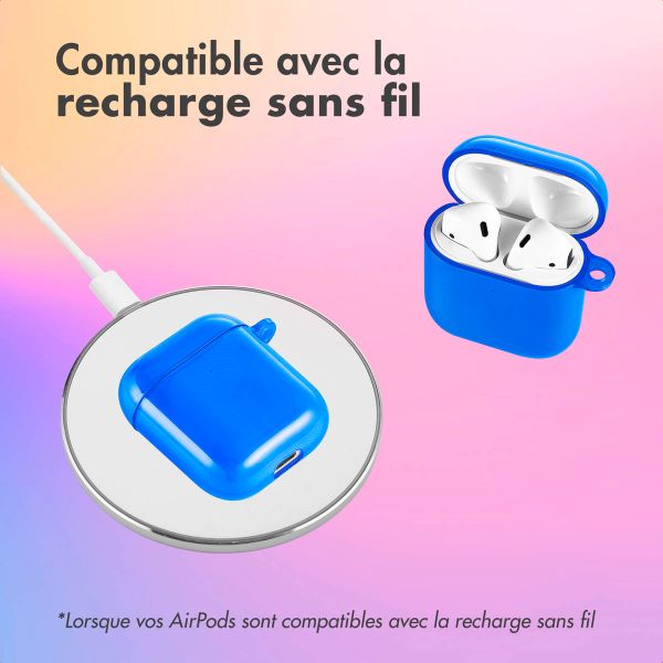 imoshion Coque Néon Apple AirPods 1 / 2 - Bleu Cobalt