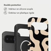 Selencia Coque arrière Vivid avec MagSafe Google Pixel 11 - Art Wave Black