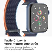 imoshion Bracelet en nylon Apple Watch | 38/40/41/42 mm - Dark Navy Blue
