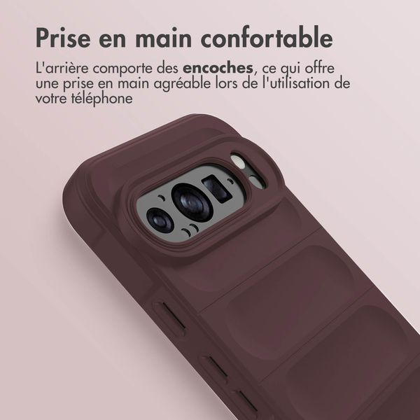 imoshion EasyGrip Backcover Google Pixel 9 / 9 Pro - Aubergine