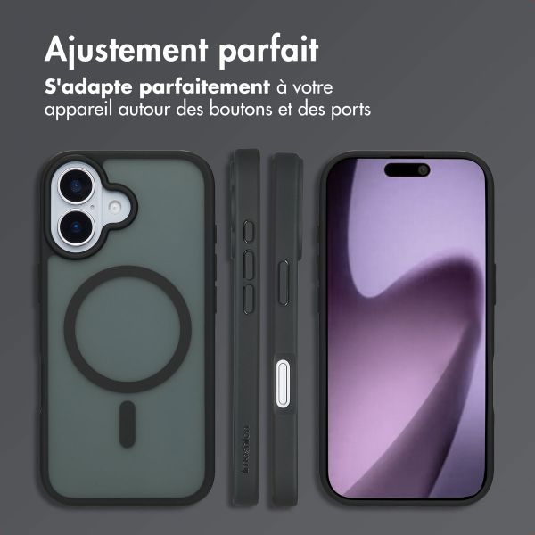 imoshion Coque Color Guard avec MagSafe Apple iPhone 17 - Noir
