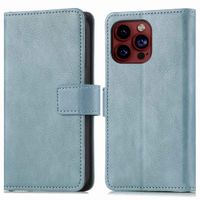 imoshion Étui de télephone portefeuille de luxe Apple iPhone 15 Pro - Bleu clair