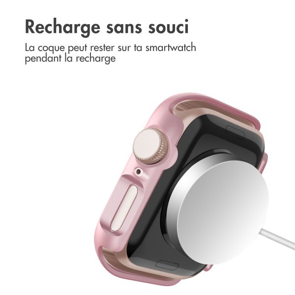 imoshion Coque rigide à couverture complète Apple Watch 10 / 11 - 42 mm - Rose Gold