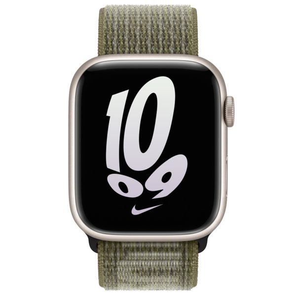 Apple Bracelet Nike Sport Loop Apple Watch | 44/45/46/49 mm - Sequoia / Pure Platinum