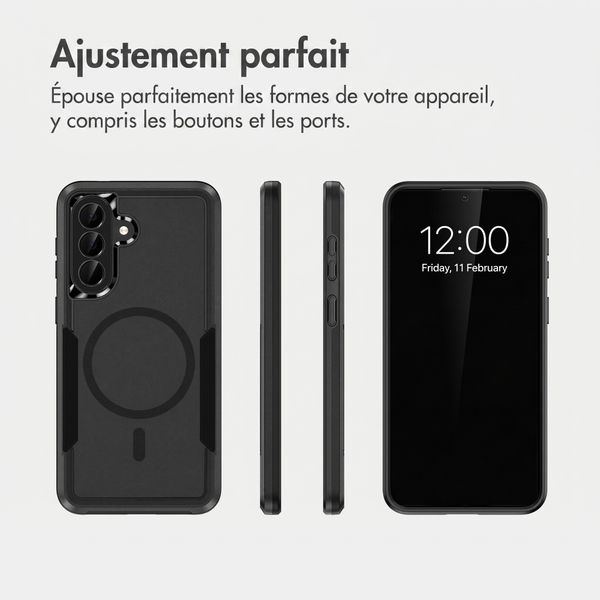 imoshion Coque arrière avec MagSafe Samsung Galaxy S25 FE - Noir