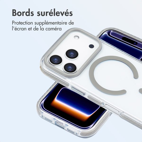imoshion Coque Combat MagSafe Apple iPhone 17 Pro - Gris