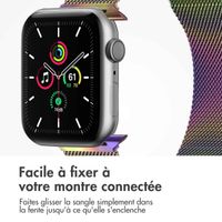 imoshion Bracelet magnétique milanais Apple Watch | 38/40/41/42 mm - Taille M - Colorful