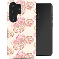 Selencia Coque arrière Vivid Samsung Galaxy S26 Ultra - Paisley Blush
