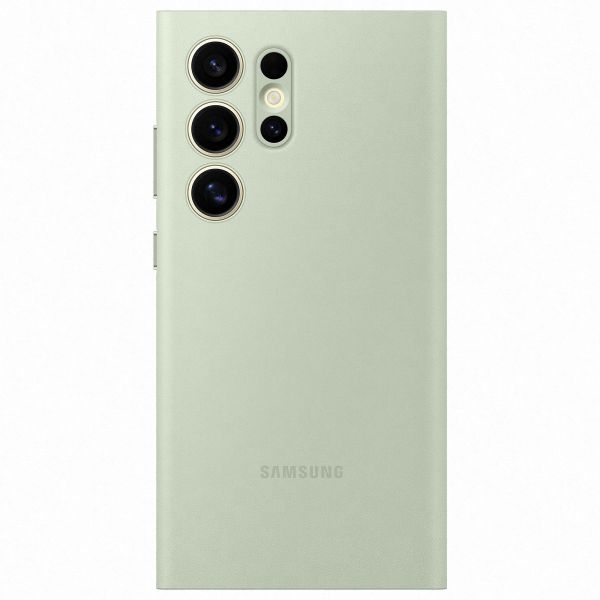 Samsung Original Coque S View Samsung Galaxy S24 Ultra - Light Green