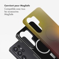 Selencia Coque arrière Vivid avec MagSafe Samsung Galaxy S26 Ultra - Gradient Olive Dust