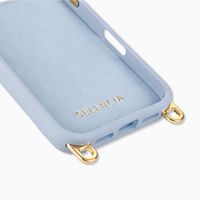 Selencia Coque arrière Rivièra avec MagSafe avec crochets amovibles Apple iPhone 17 Pro Max - Powder Blue
