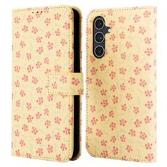 imoshion Étui de télephone portefeuille Design Samsung Galaxy A55 - Sunny Yellow Petite Flowers