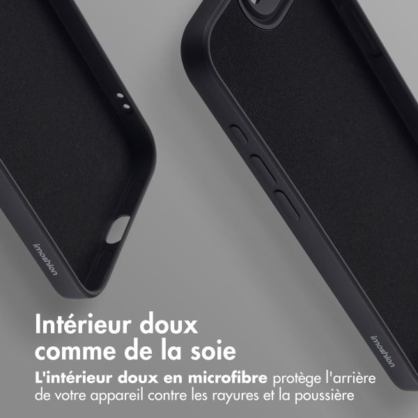 imoshion Coque Couleur avec MagSafe Apple iPhone 17e / 16e - Noir