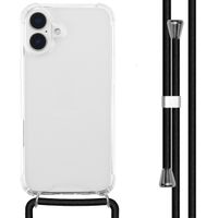imoshion Coque arrière transparente avec cordon Apple iPhone 16 Plus - Noir