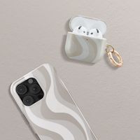 Selencia Coque Vivid  Apple Airpods 4 - Desert Waves Beige
