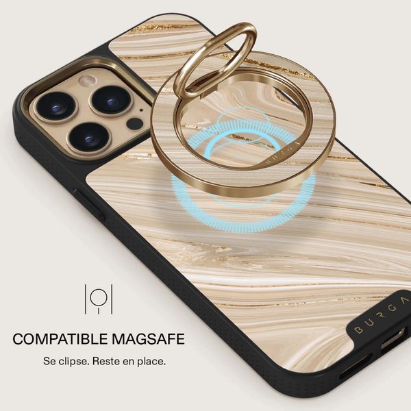 Burga Anneau de téléphone Magnetic Ringholder Gold - Compatible avec MagSafe - Full Glam
