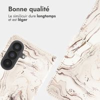 imoshion Étui de télephone portefeuille Design Samsung Galaxy A37 (5G) - Sandy Marble