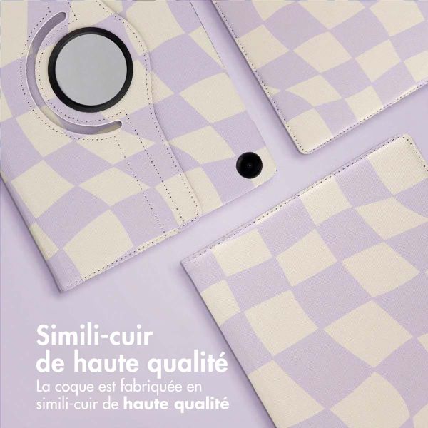 imoshion Coque tablette Design rotatif à 360° Samsung Galaxy Tab A9 Plus - Dancing Cubes