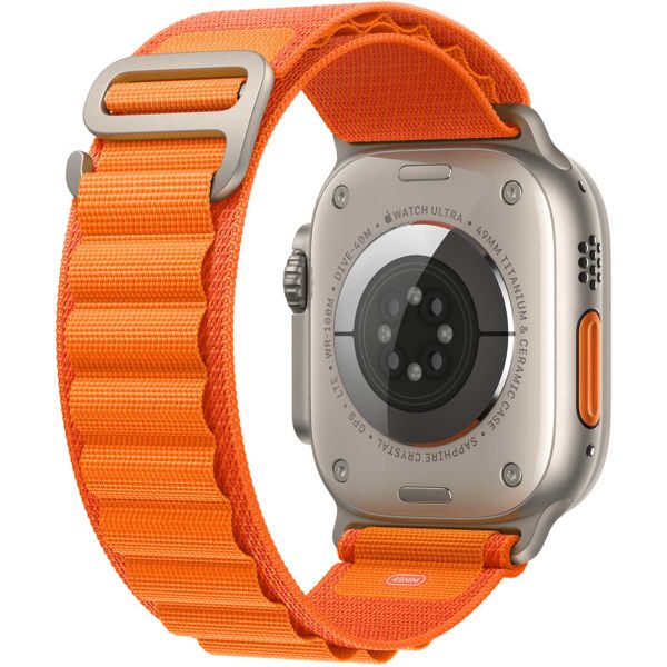 Apple Bracelet Alpine Loop Apple Watch | 44/45/46/49 mm - Taille M - Orange