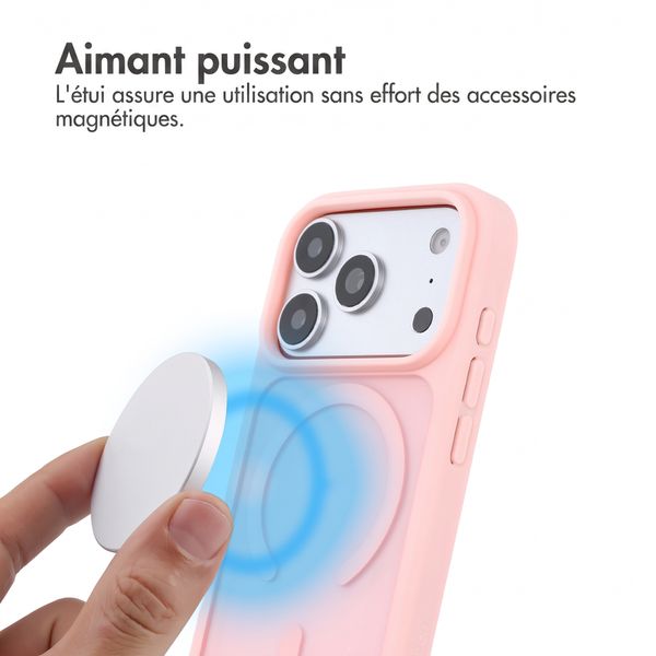 imoshion Coque Color Guard avec MagSafe Apple iPhone 18 Pro / 17 Pro - Rose clair